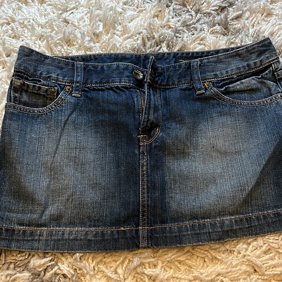 Express X2 Denim Skirt Size 10 - Picture 7 of 8